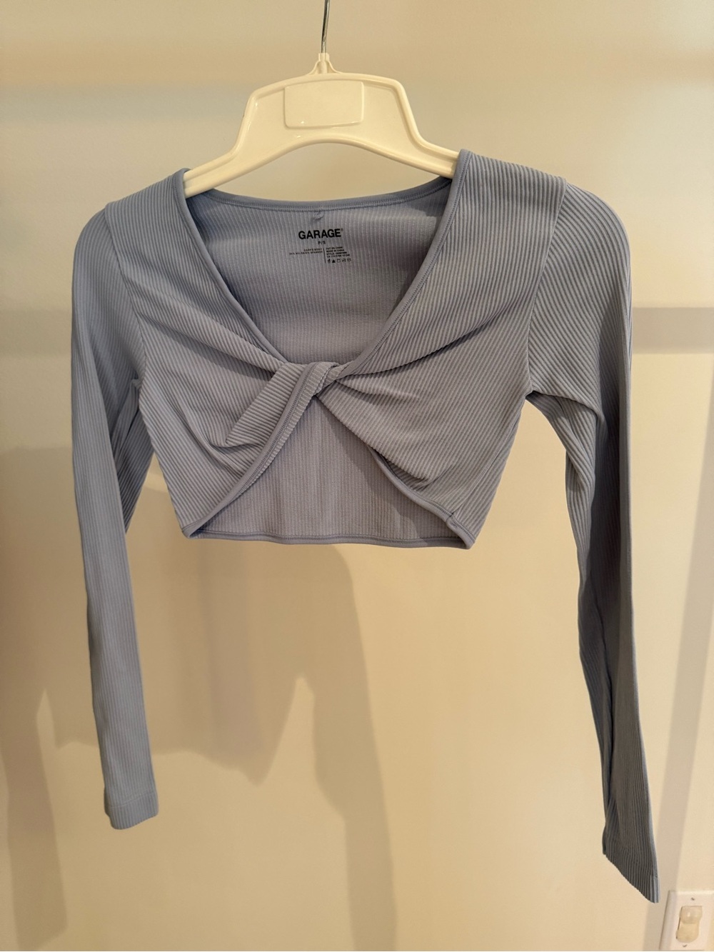 Garage Ribbed Long-Sleeve Tops - Picture 2 of 3